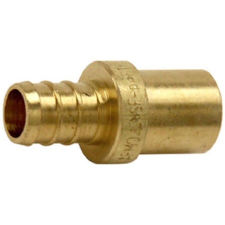 Cash Acme / Sharkbite 0.5 x 0.5 in. Male Brass Pex Barb Sweat 122650